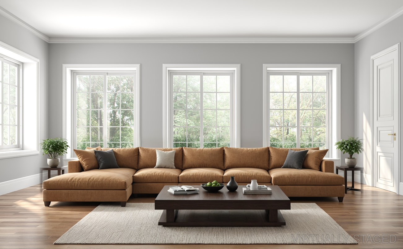 Automatic before and after staging preview